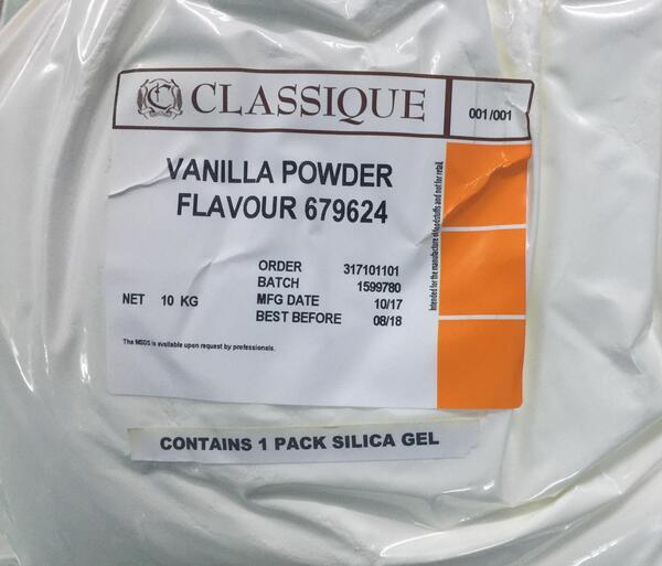 Hương Vanilla Powder - Singapore - Phụ Gia Thực Phẩm Nhật Thành - Công Ty TNHH Sản Xuất Xuất Nhập Khẩu Nhật Thành